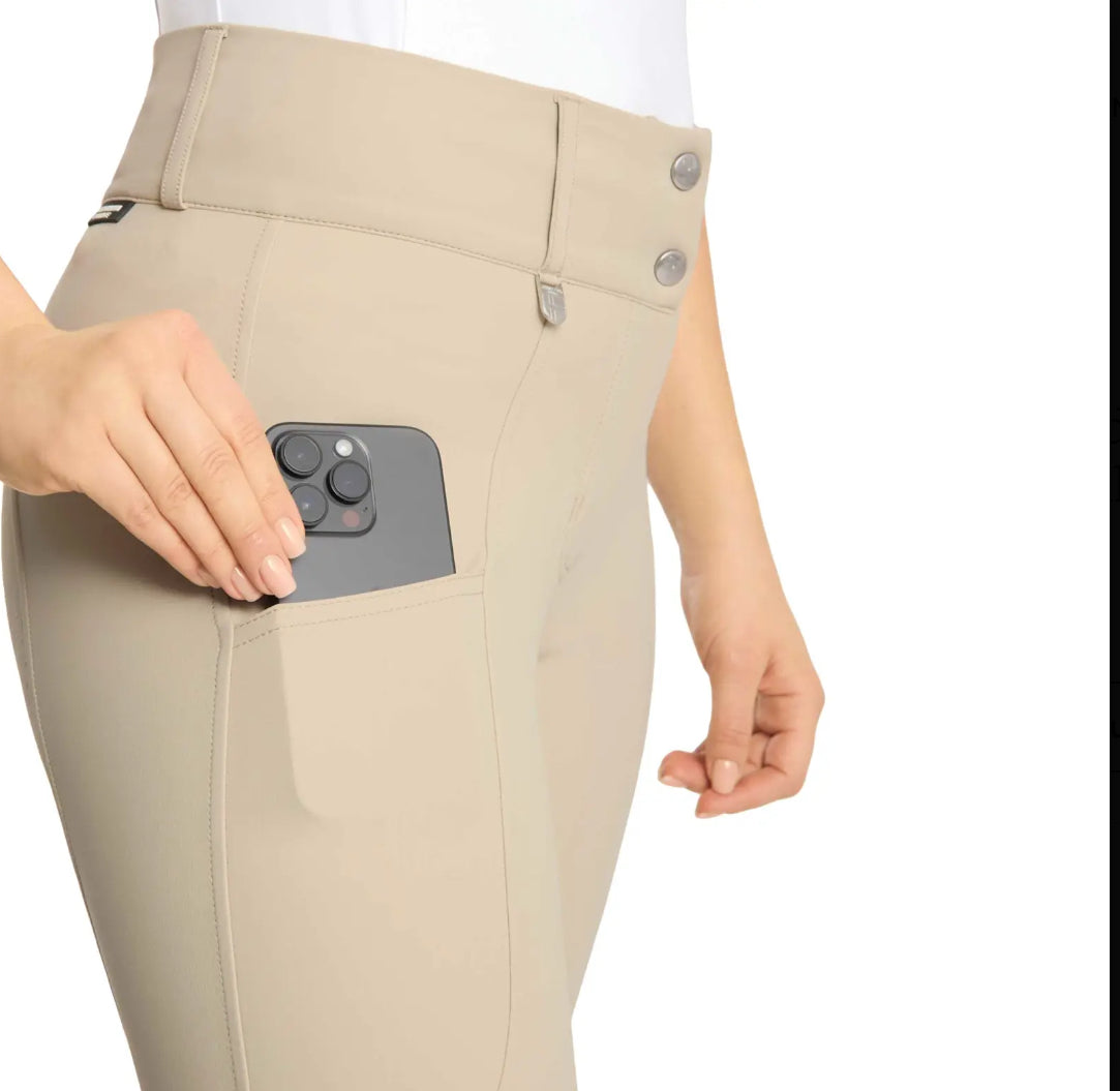 Horze Ladies Grand Prix Pro Full Seat Breech - Horse &amp; Hound Tack Shop 