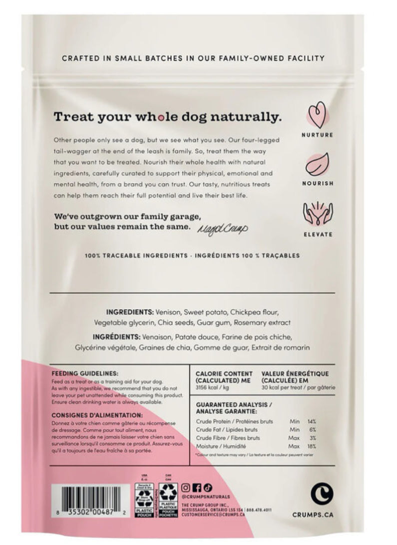 Crumps Naturals Venison Jerky w/ Chia Seeds