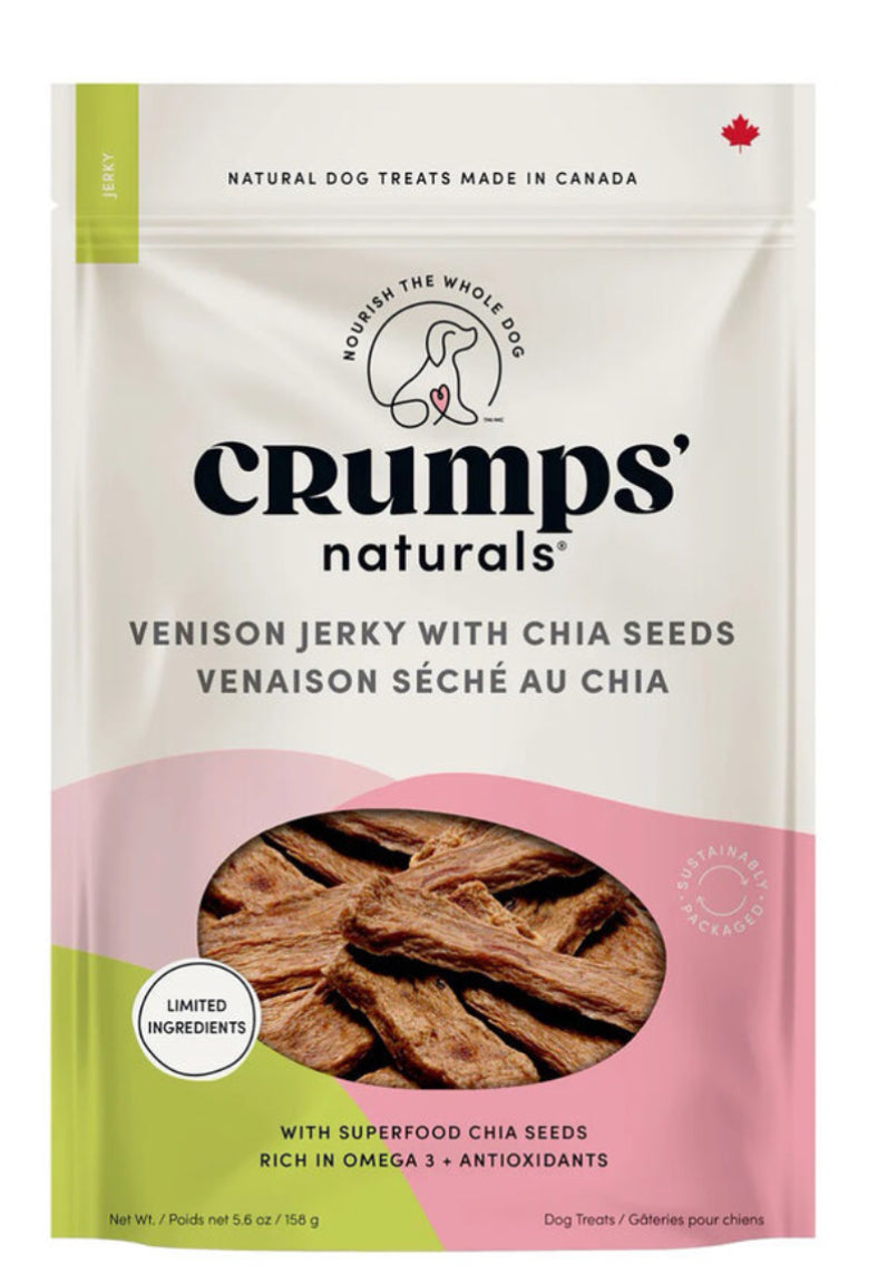 Crumps Naturals Venison Jerky w/ Chia Seeds