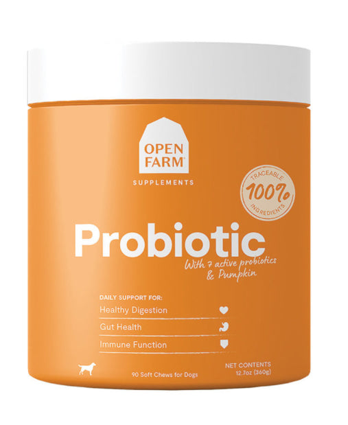 Open Farm® Probiotic Chew Dog Supplements