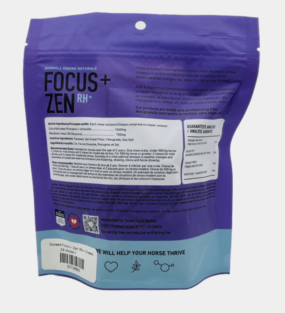 Durwell Focus + Zen RH Chews