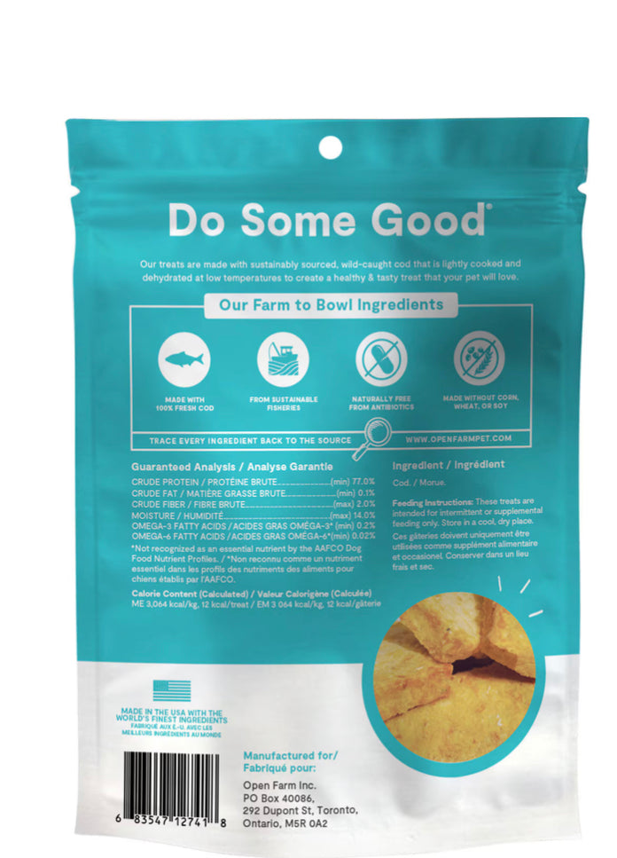 Open Farm® Dehydrated Cod Fish Dog Treats