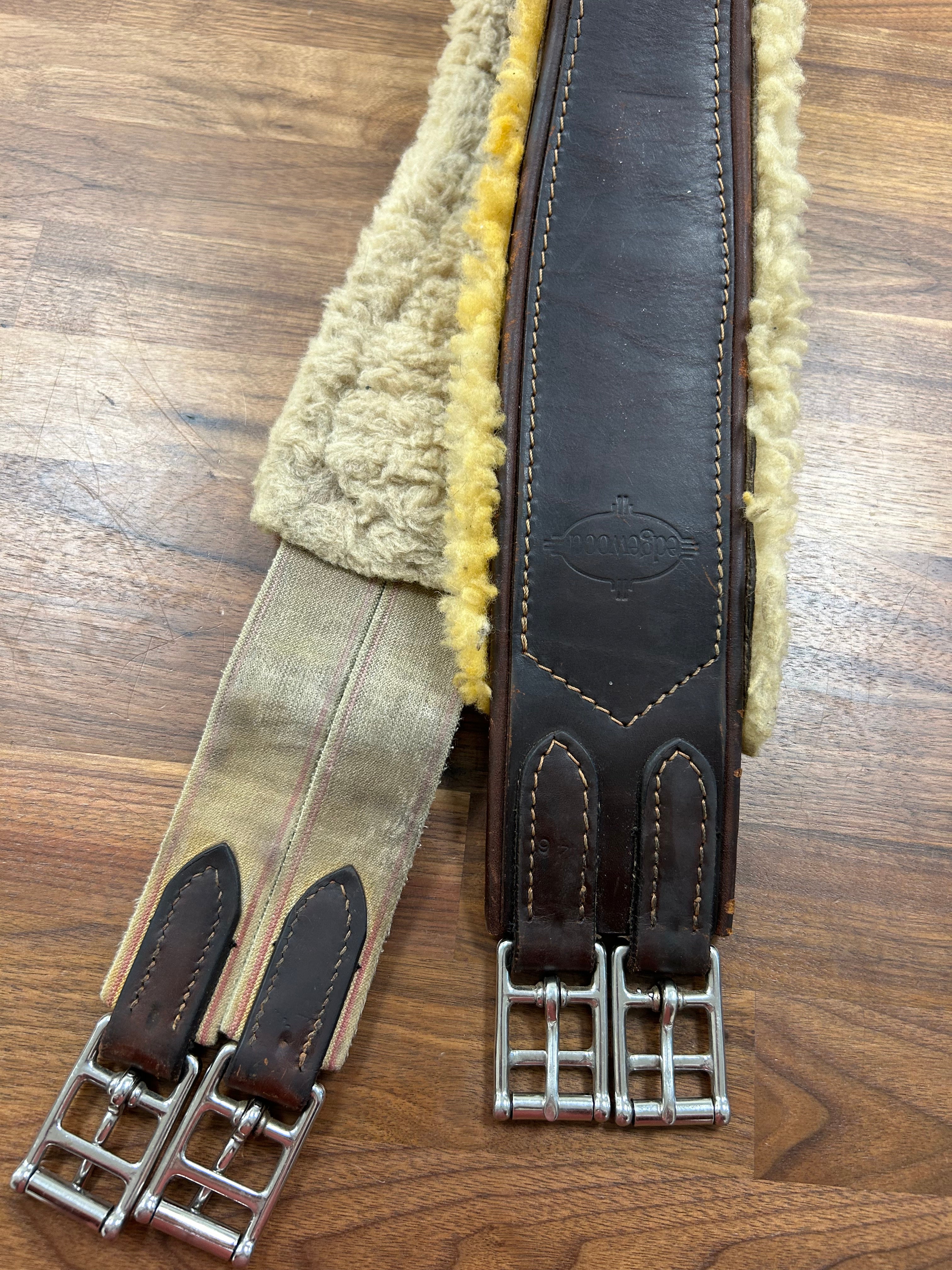 Fine Used Edgewood Sheepskin Girth