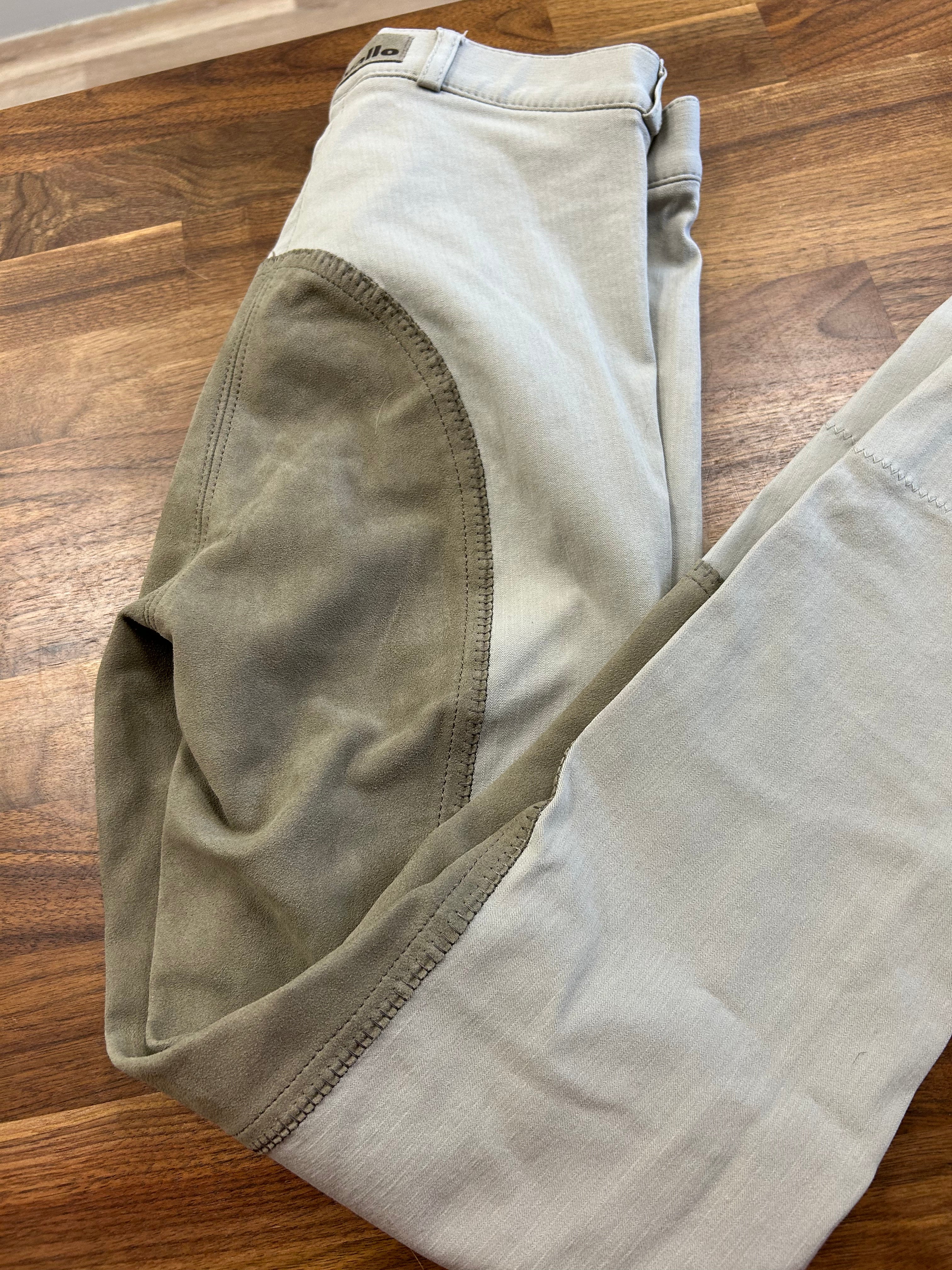 Fine Used Ladies Cavallo Grey Full Seat Breech