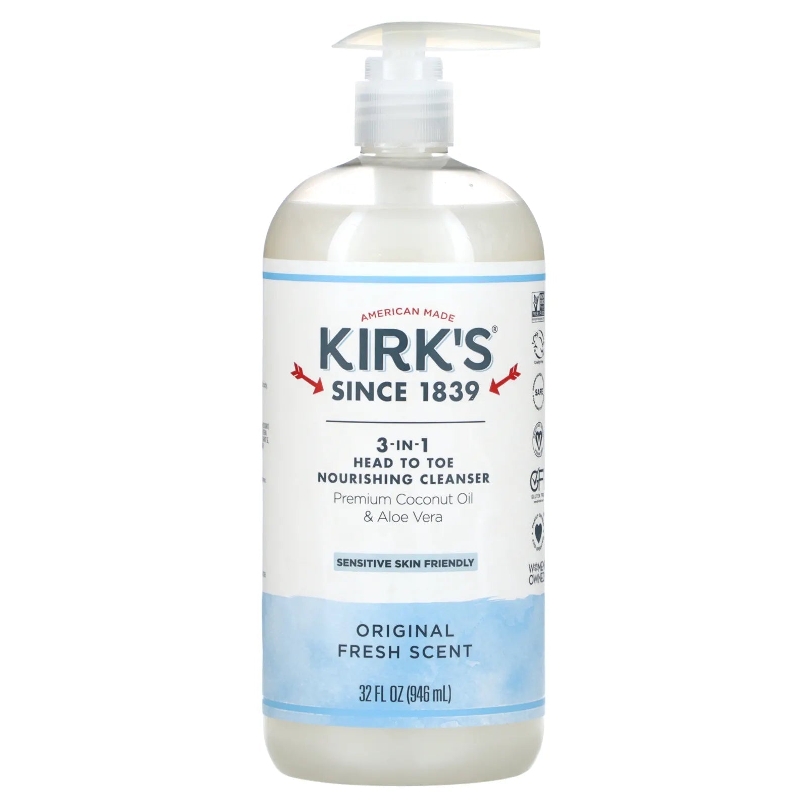 Kirk’s Liquid Soap 3 in 1