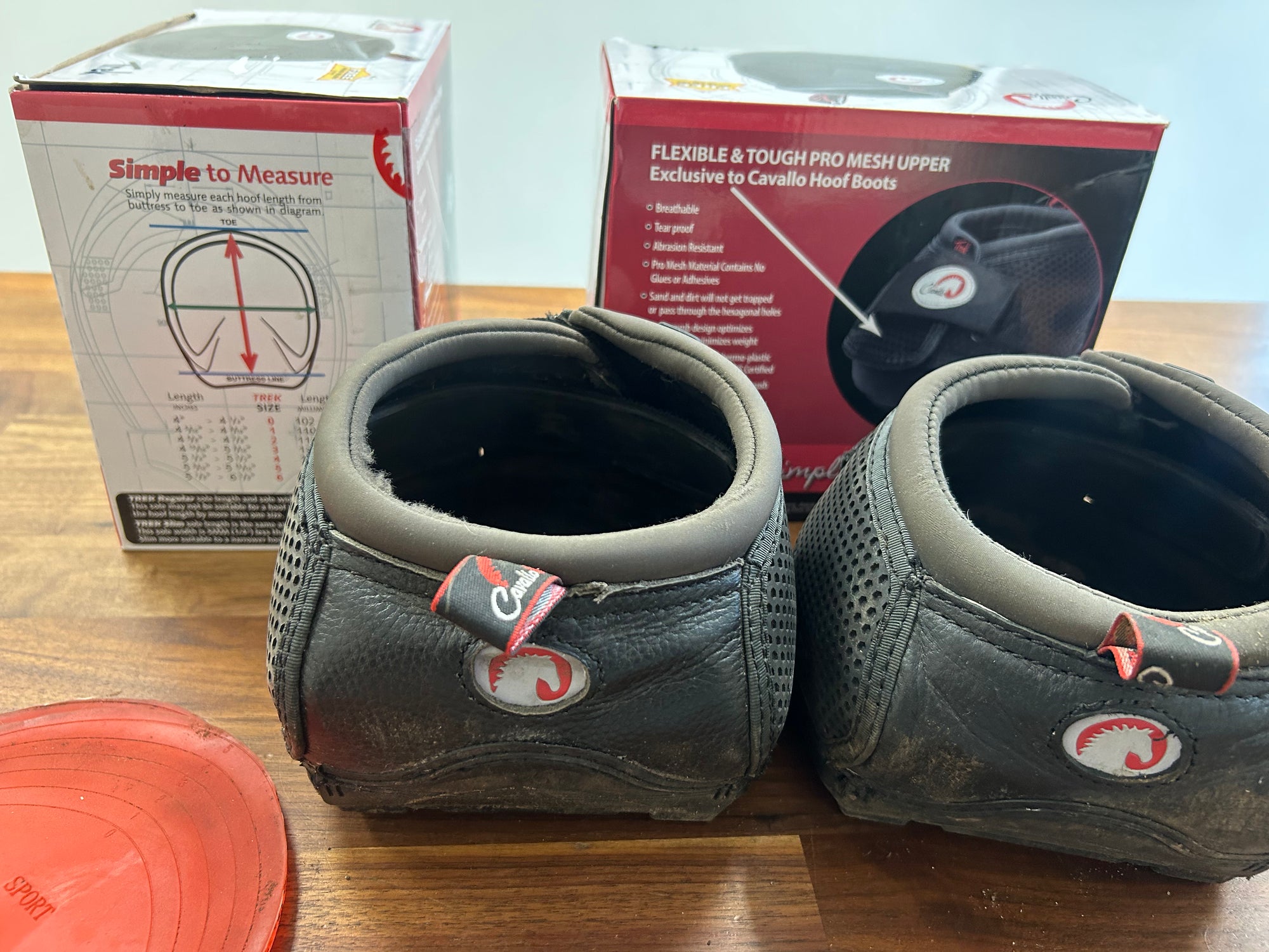 Fine Used Cavallo Trek Hoof Boots - Size 5 - Horse & Hound Tack Shop 