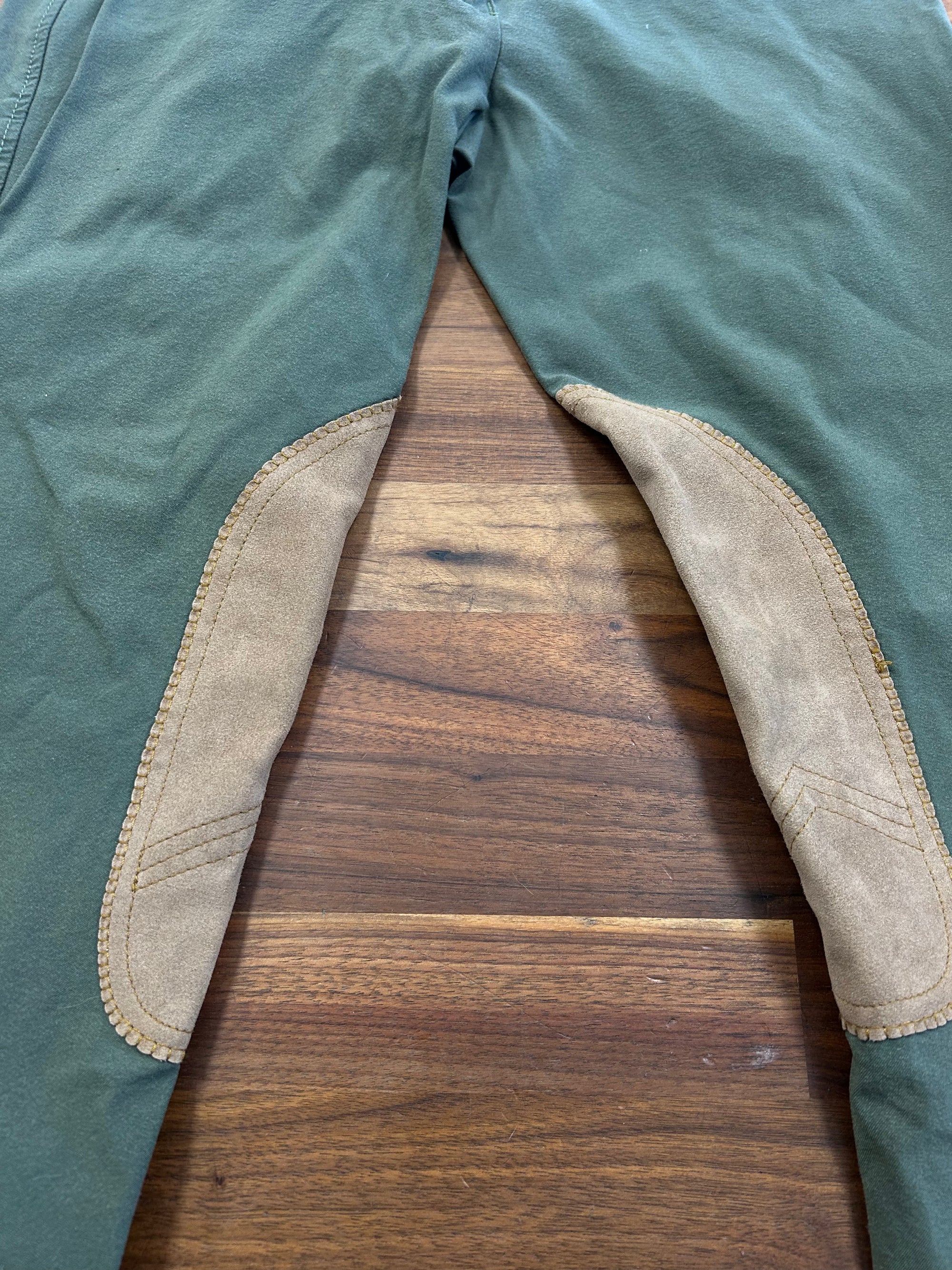 Fine Used Elation Green KP Breech - Horse & Hound Tack Shop 