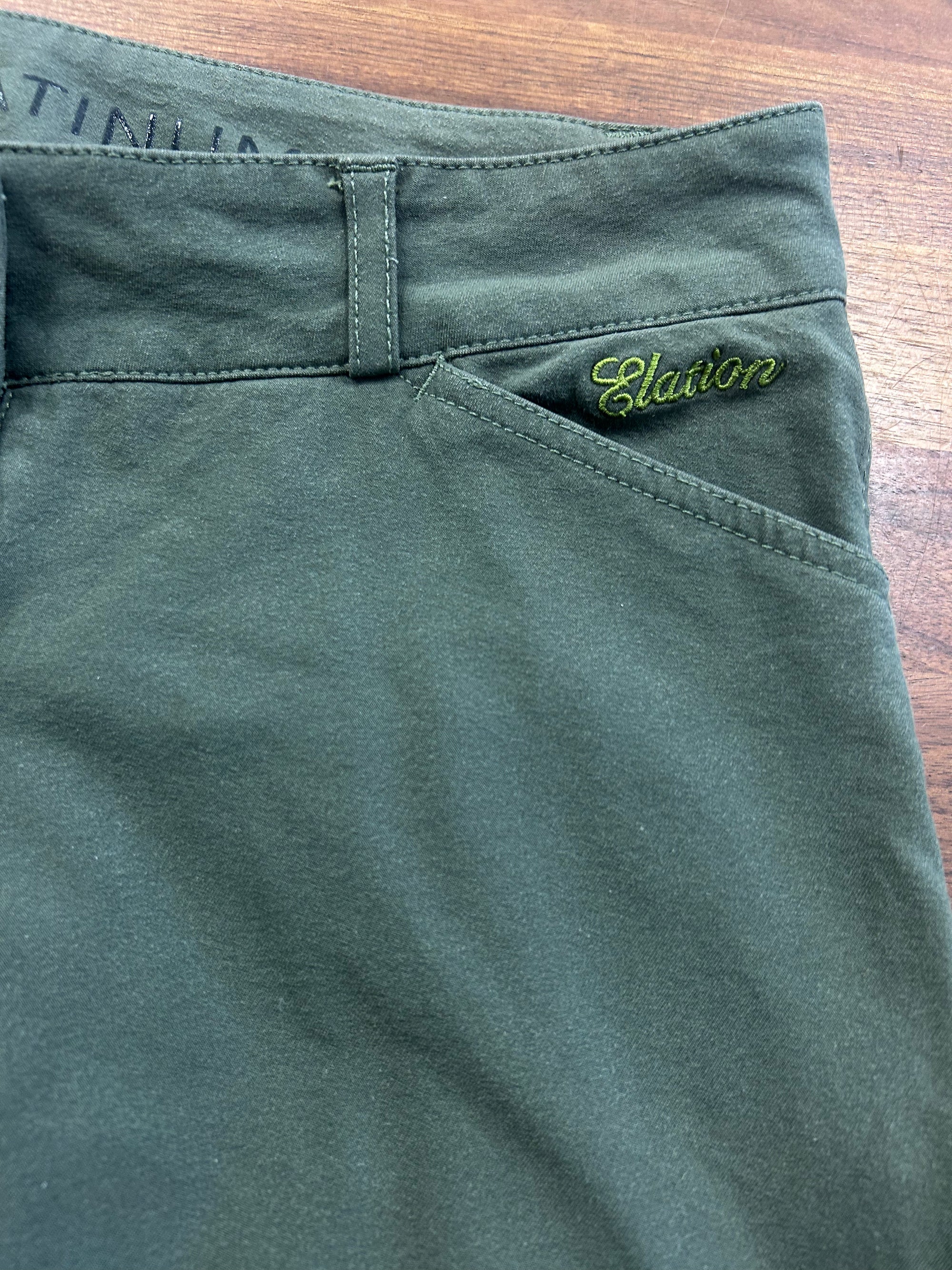 Fine Used Elation Green KP Breech - Horse & Hound Tack Shop 