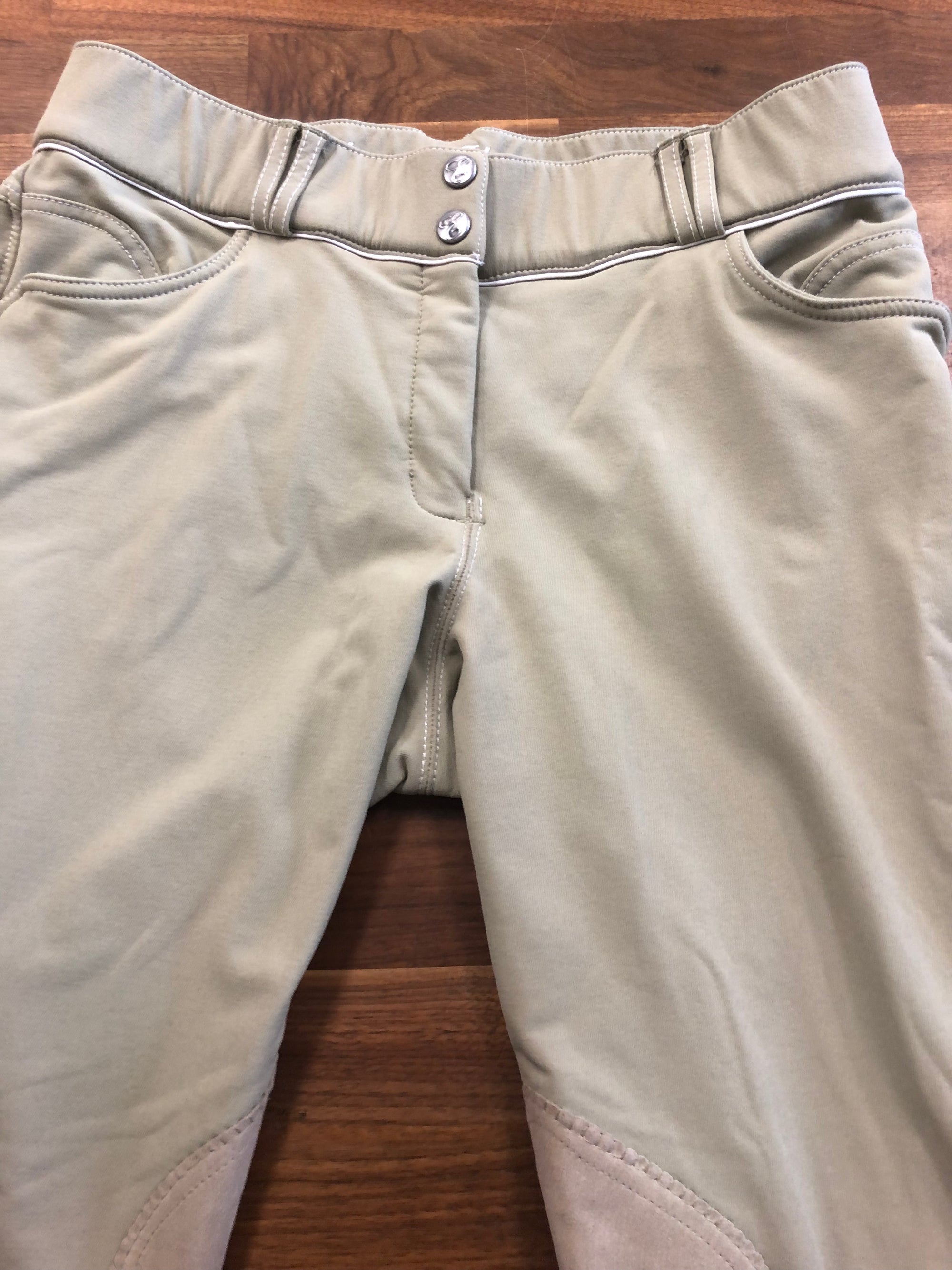 Ladies Elation Tan KP Breech - 32R