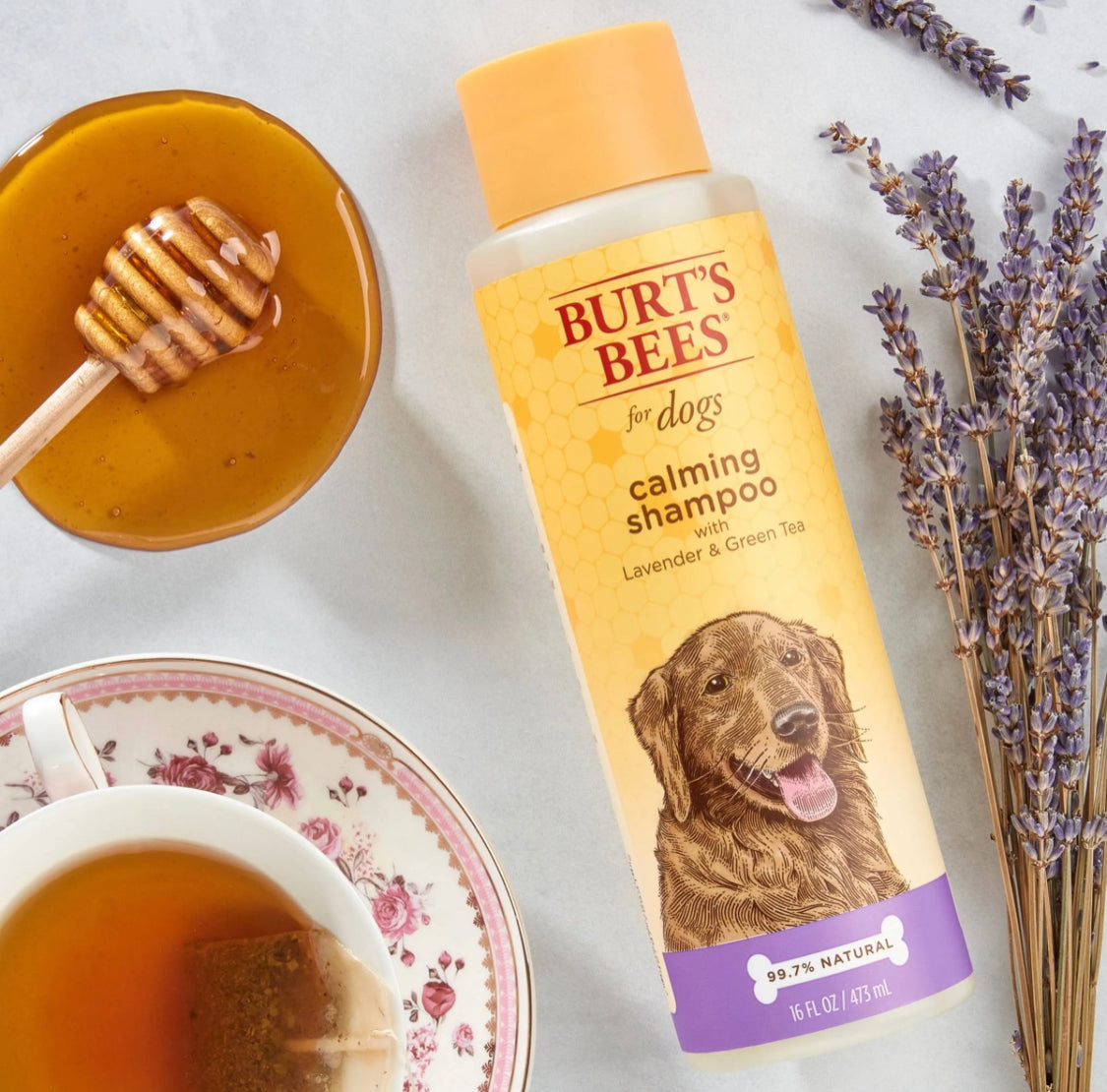 Burt’s Bees for Dogs Calming Shampoo with Lavender and Green Tea, 16 Ounces