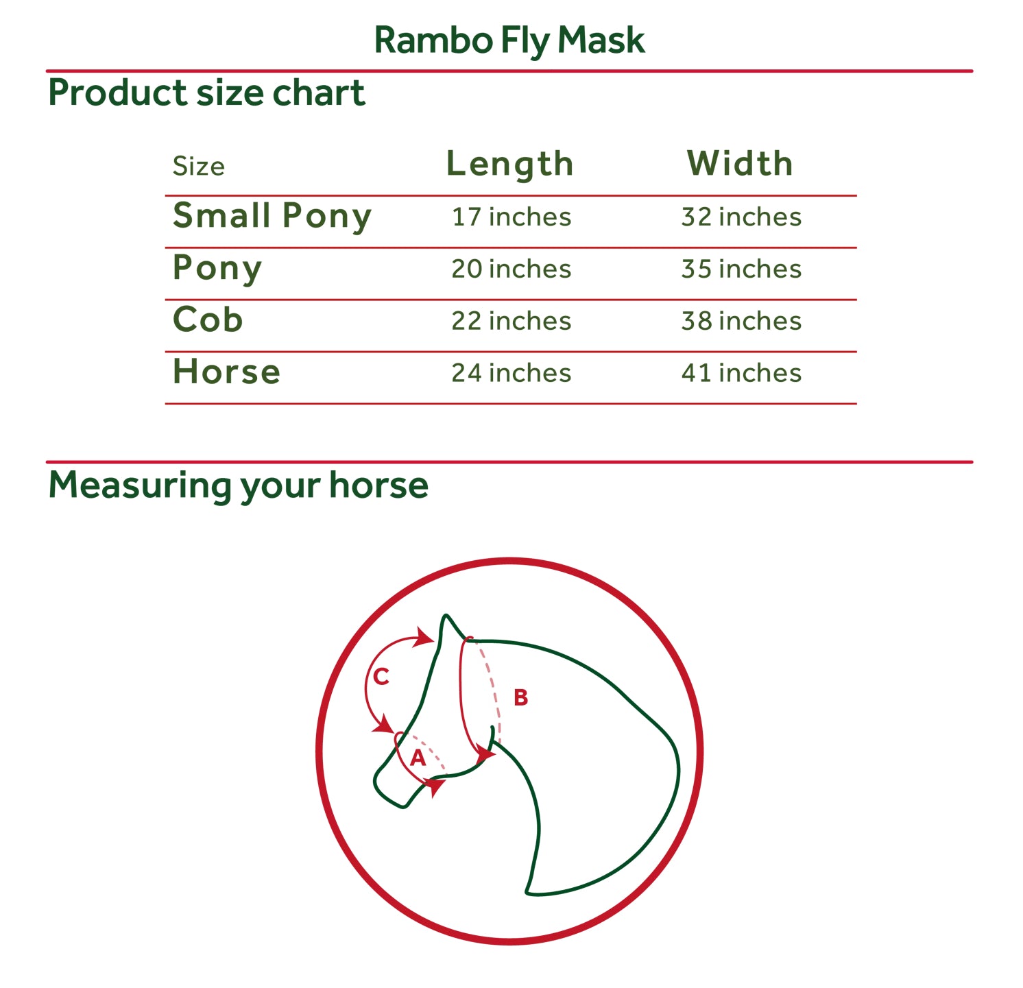 Rambo® Fly Mask Plus