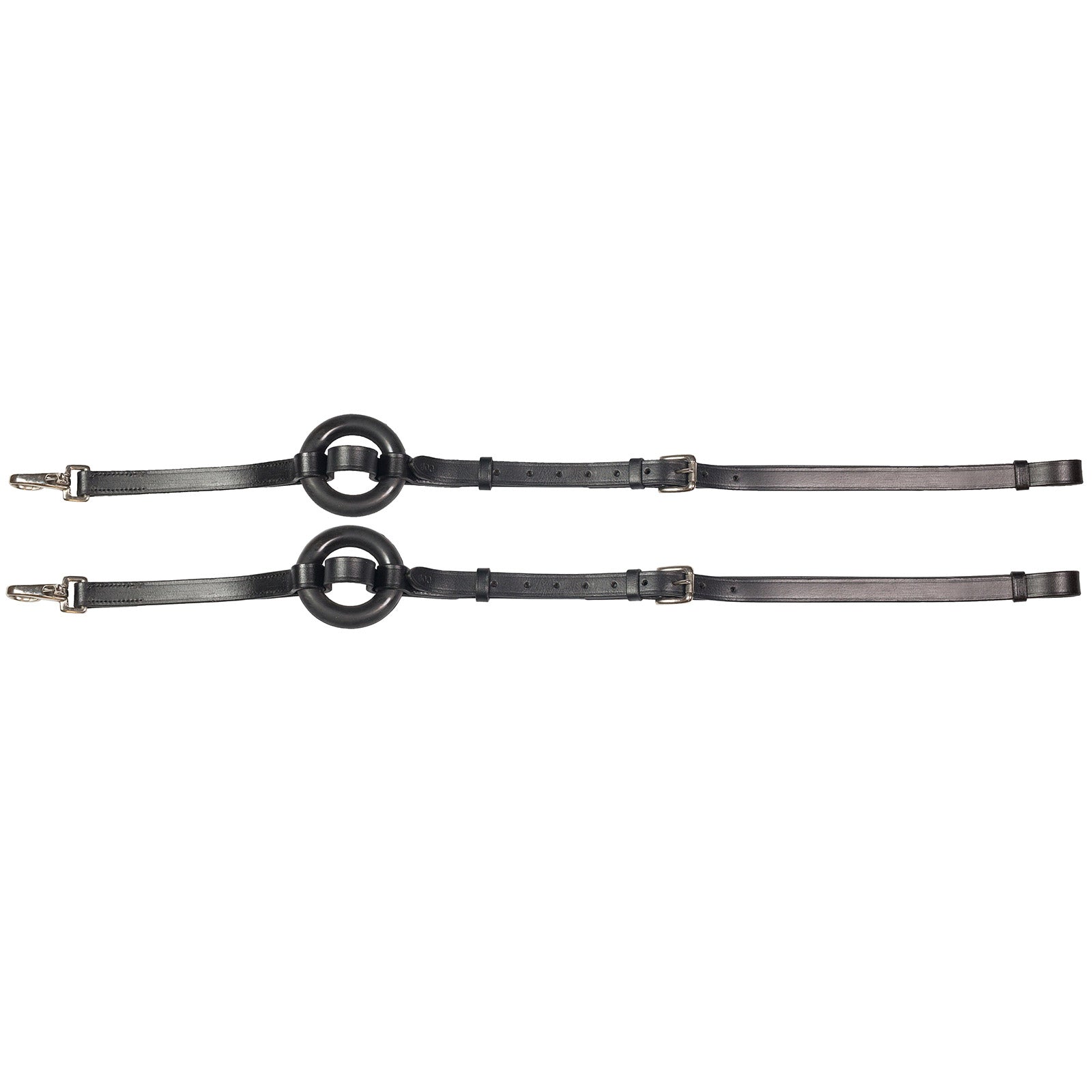 Horze Leather Side Reins w/Rubber Donuts - Horse & Hound Tack Shop & Pet Supply