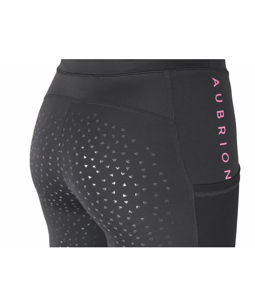 Shires Aubrion Brook Riding Tights w/Mesh Pocket