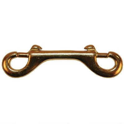Double Ended Brass Snap - Horse & Hound Tack Shop & Pet Supply