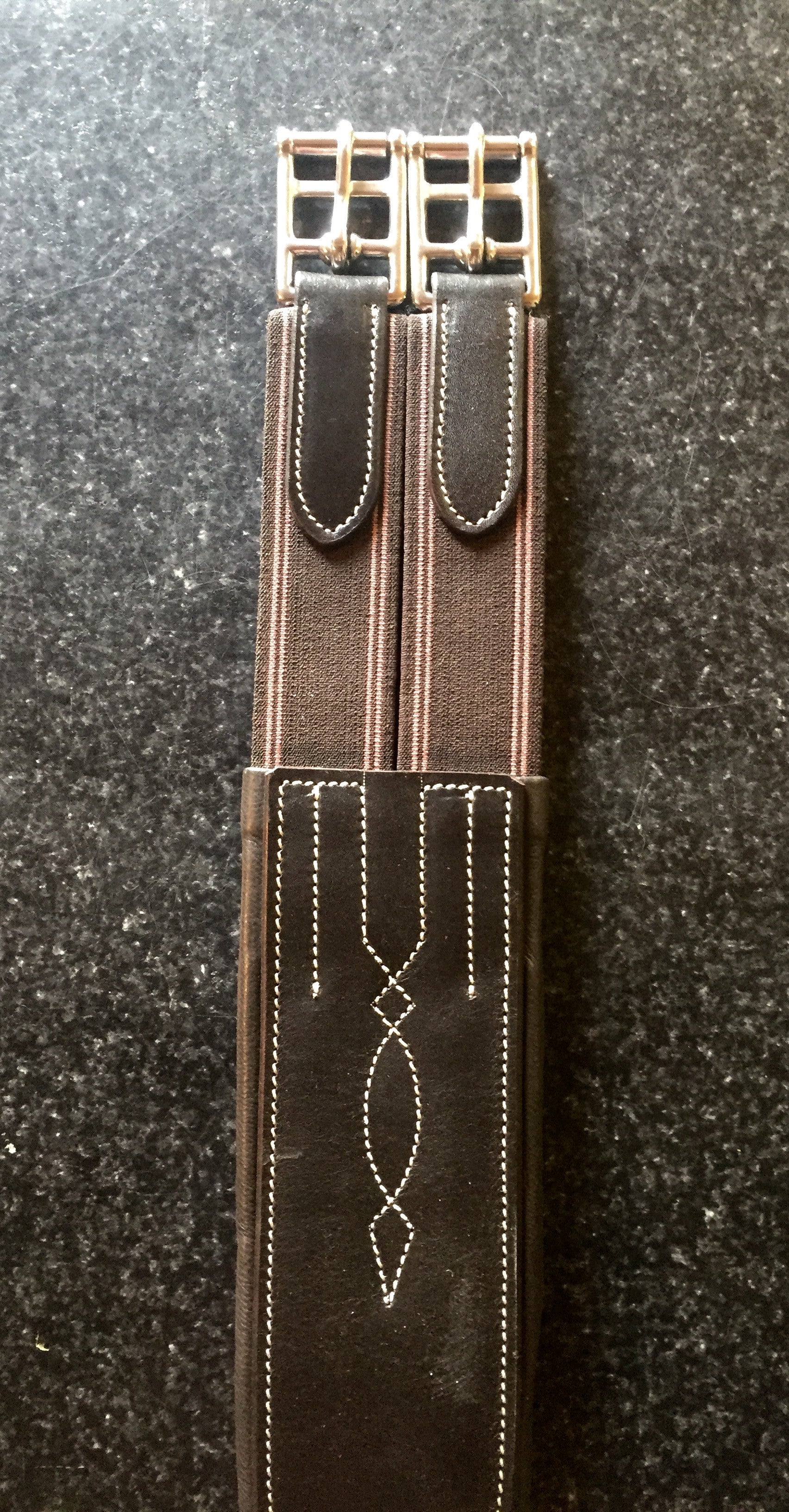 Shires Equestrian Leather Overlay Girth - Horse & Hound Tack Shop & Pet Supply