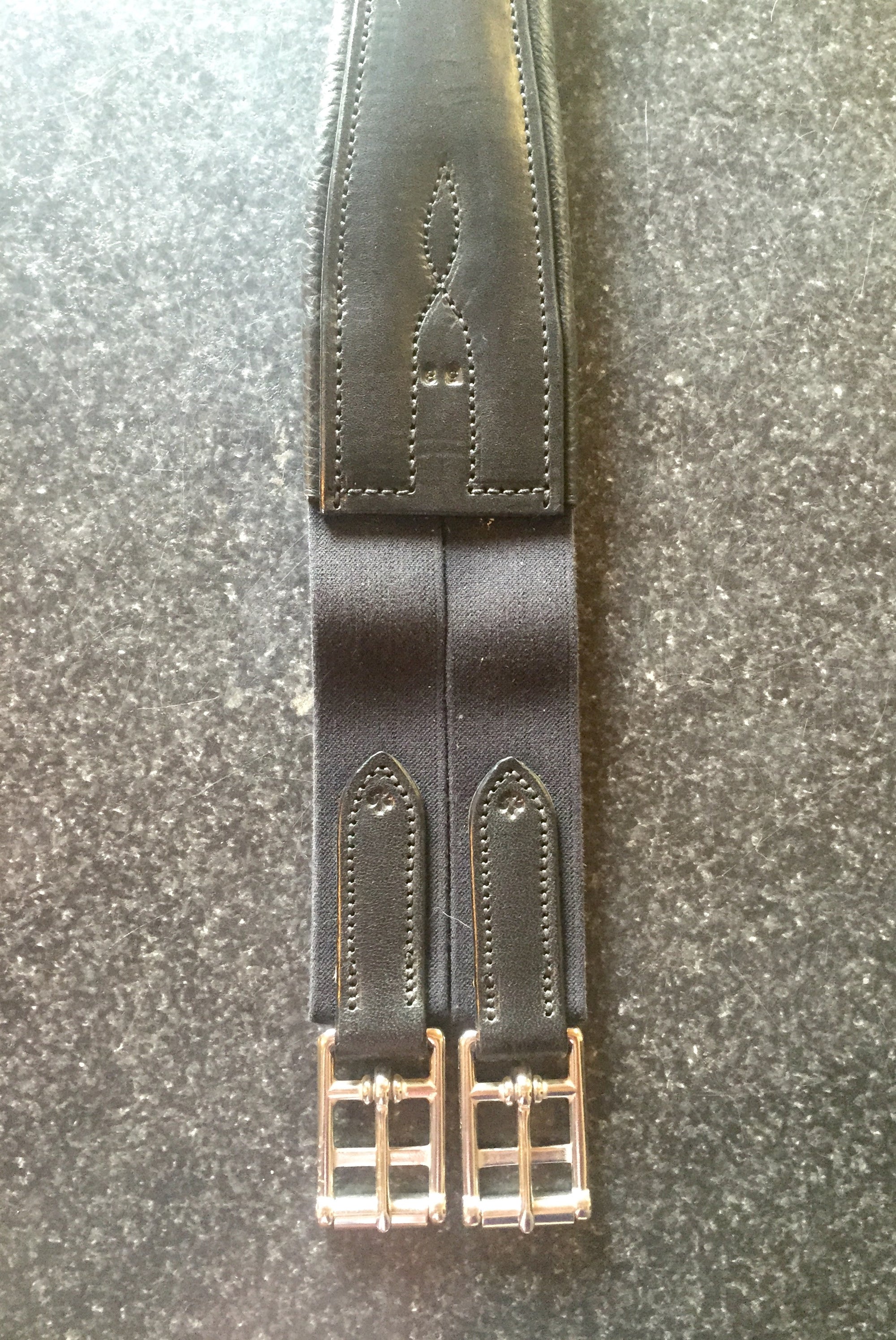 Horse & Hound Custom Overlay Girth Black - Horse & Hound Tack Shop 