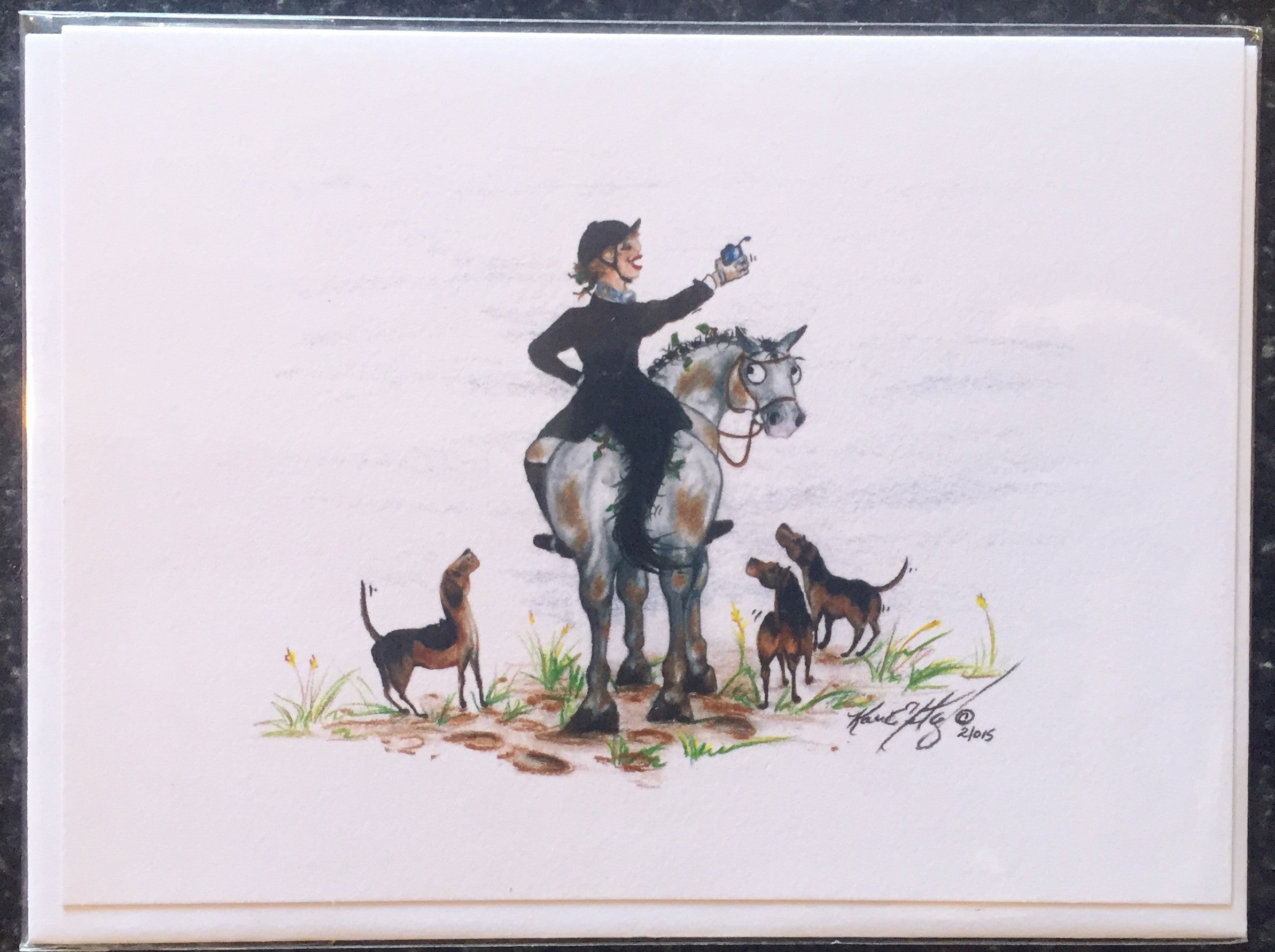 One Painted Pony Illustrations Gift Card "Carpe Diem" - Horse & Hound Tack Shop & Pet Supply