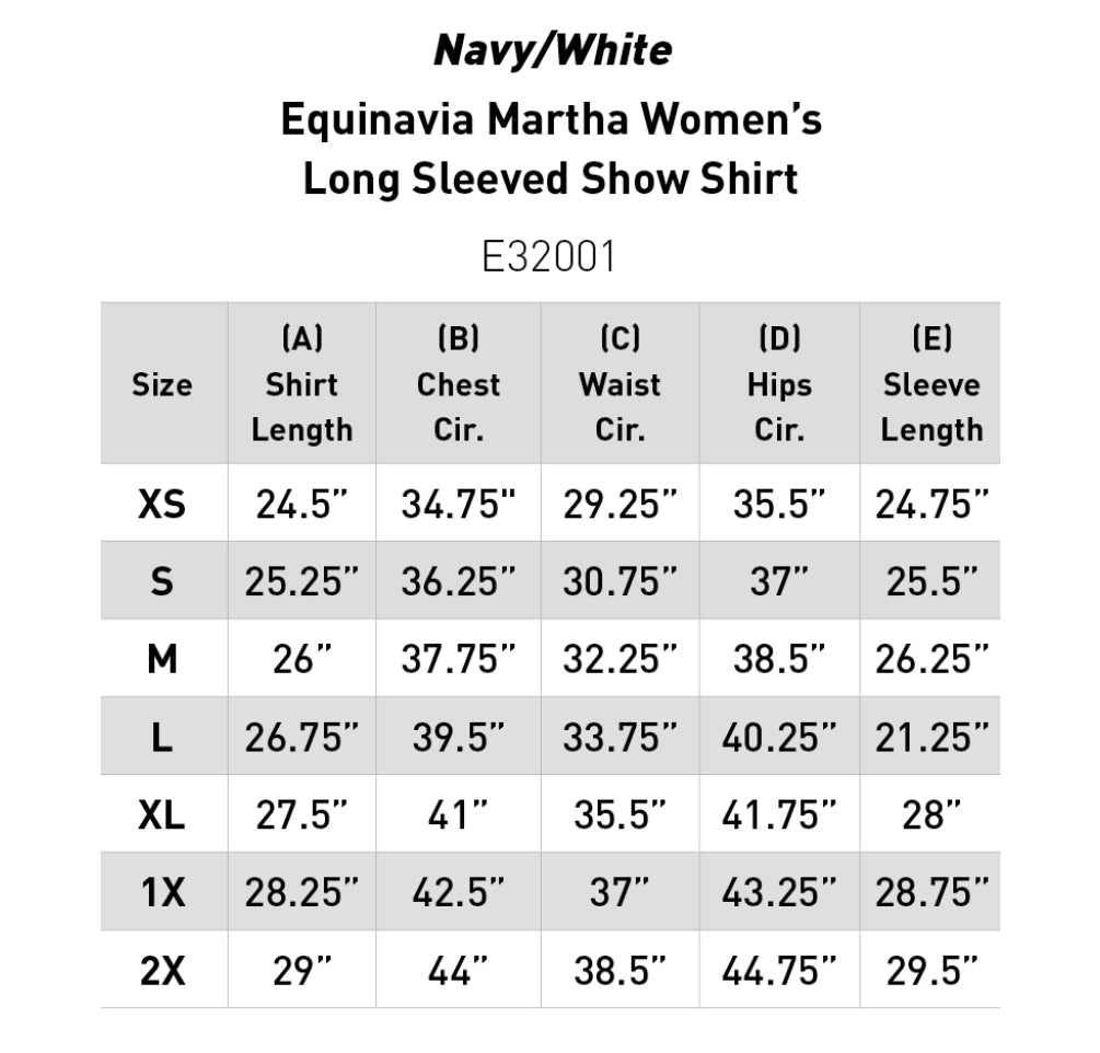 Horze Martha Womens Long Sleeved Show Shirt