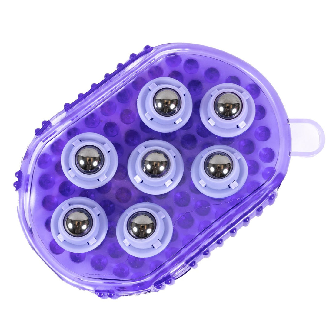 Jelly Scrubber Mitt with Magnetic Massager