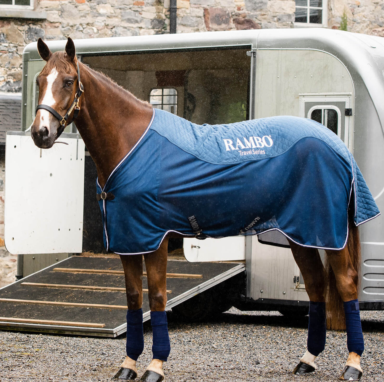 Housse De Selle Horseware Rambo Handy Pad - Rouge - Taille Complète - Occasion