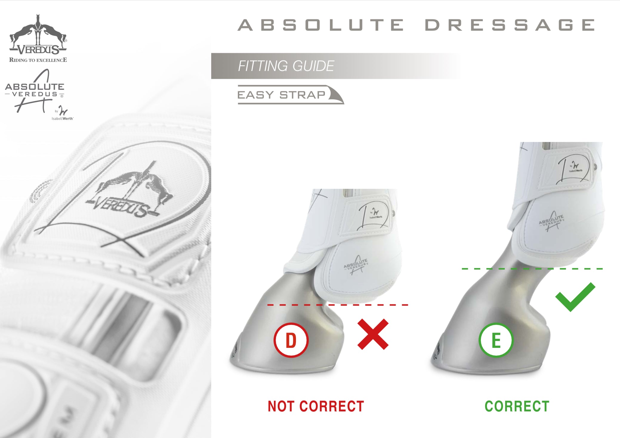 Veredus Absolute Front Dressage Boots By Isabell Werth