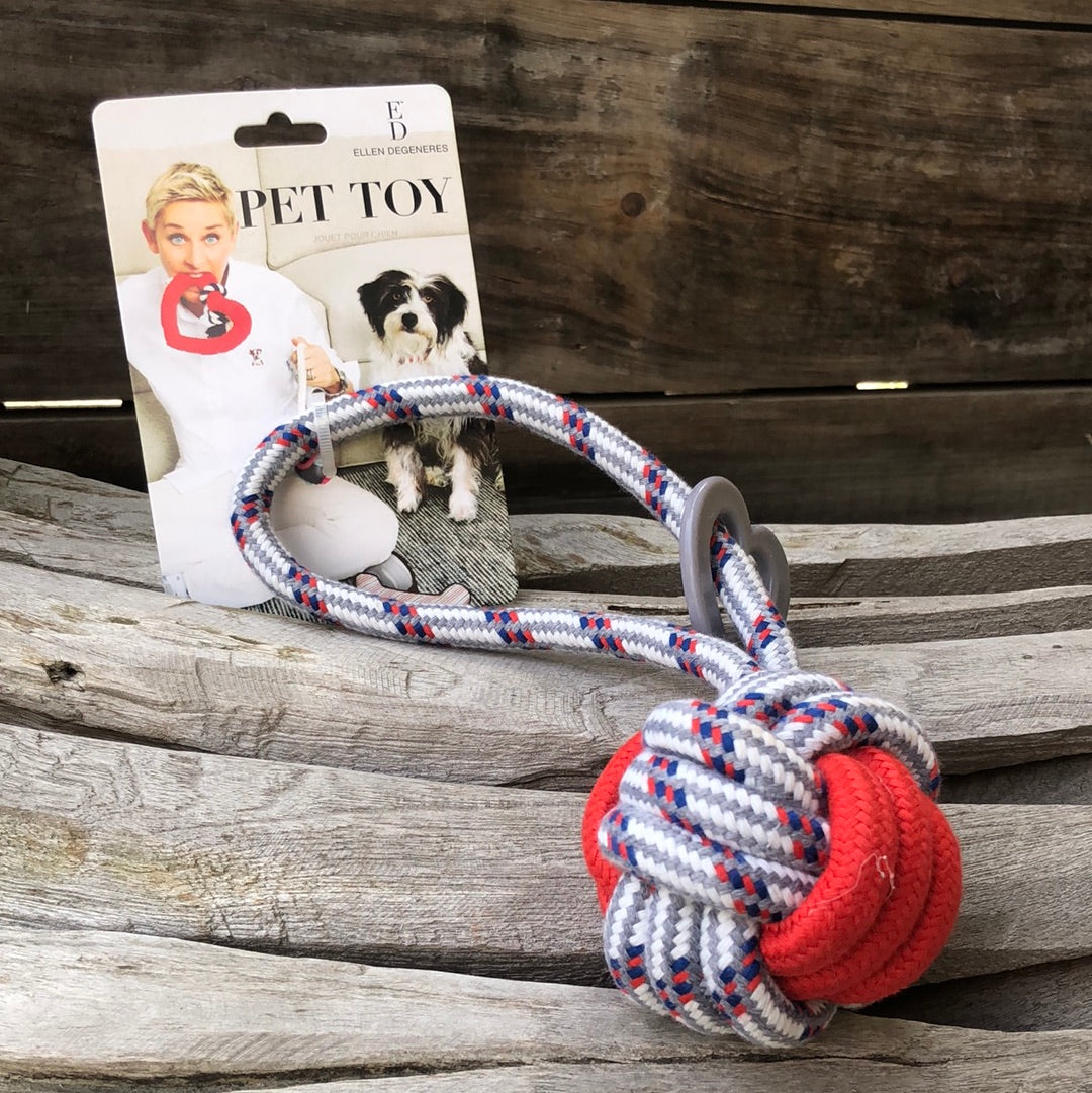 ED Pet Toy by Ellen Degeneres Rope Knot Teether
