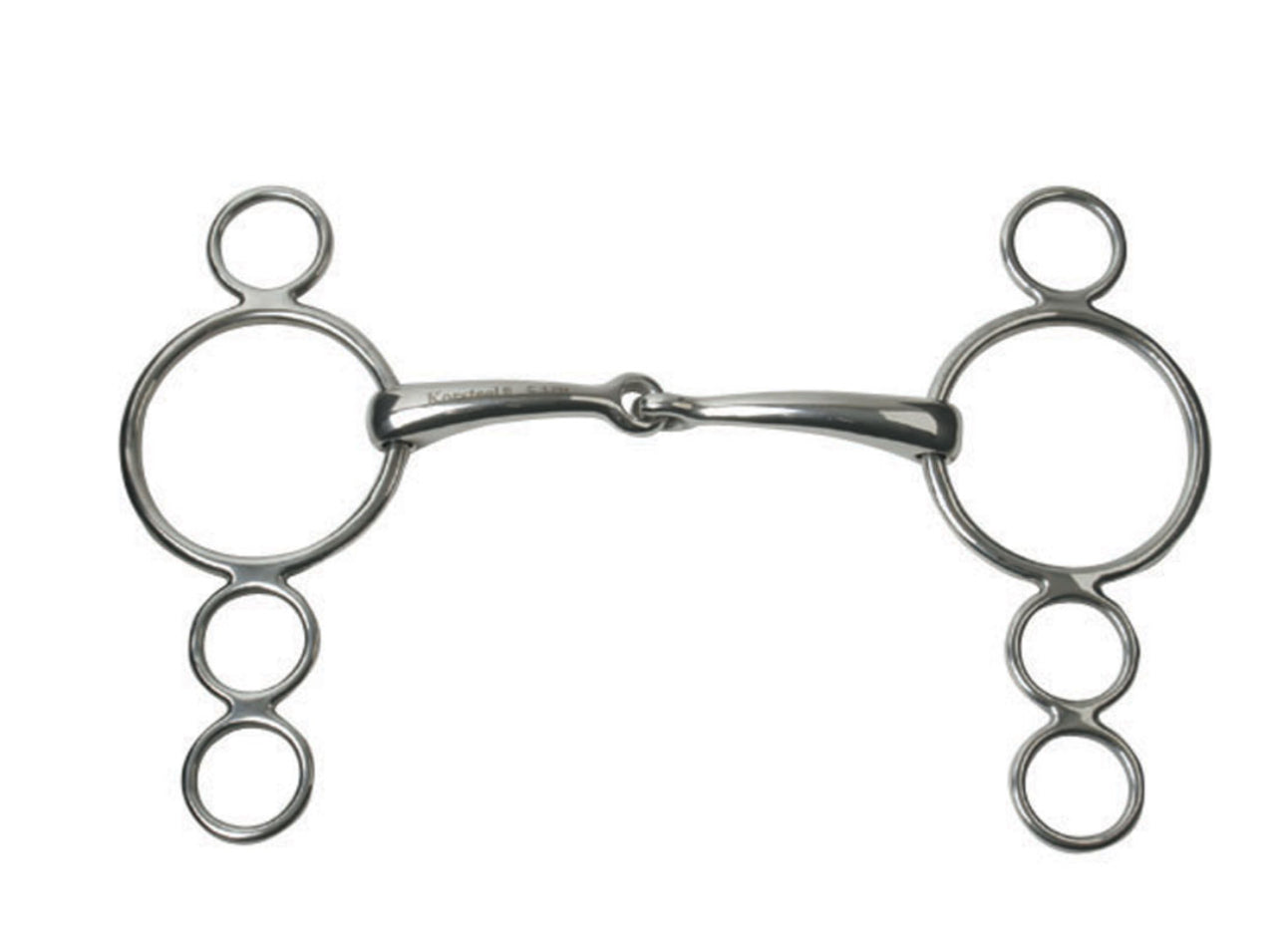 Shires 3-Ring Single Jointed Elevator Bit | Horse & Hound Tack Shop