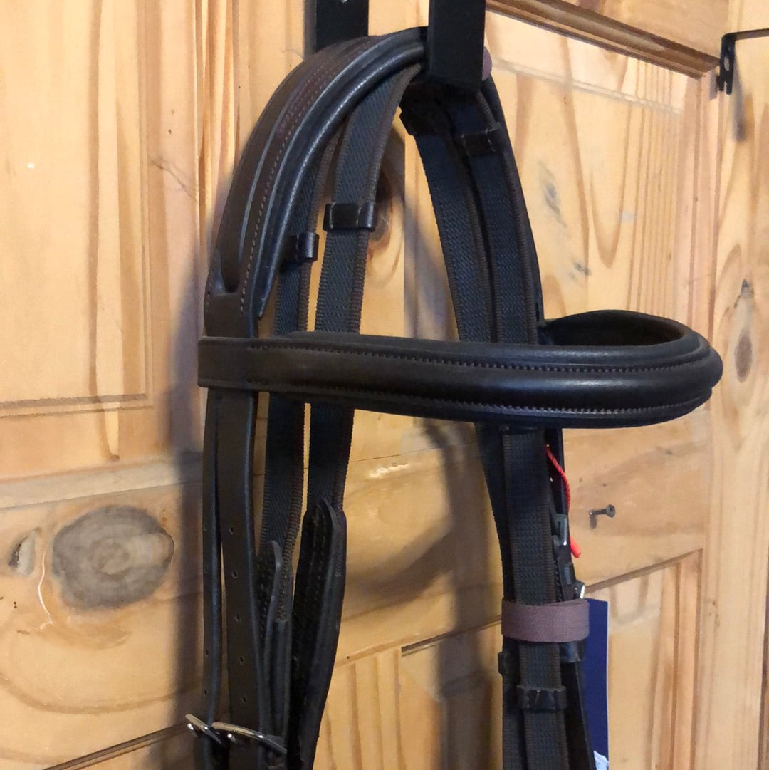 Shires Rossano Padded Flash Bridle