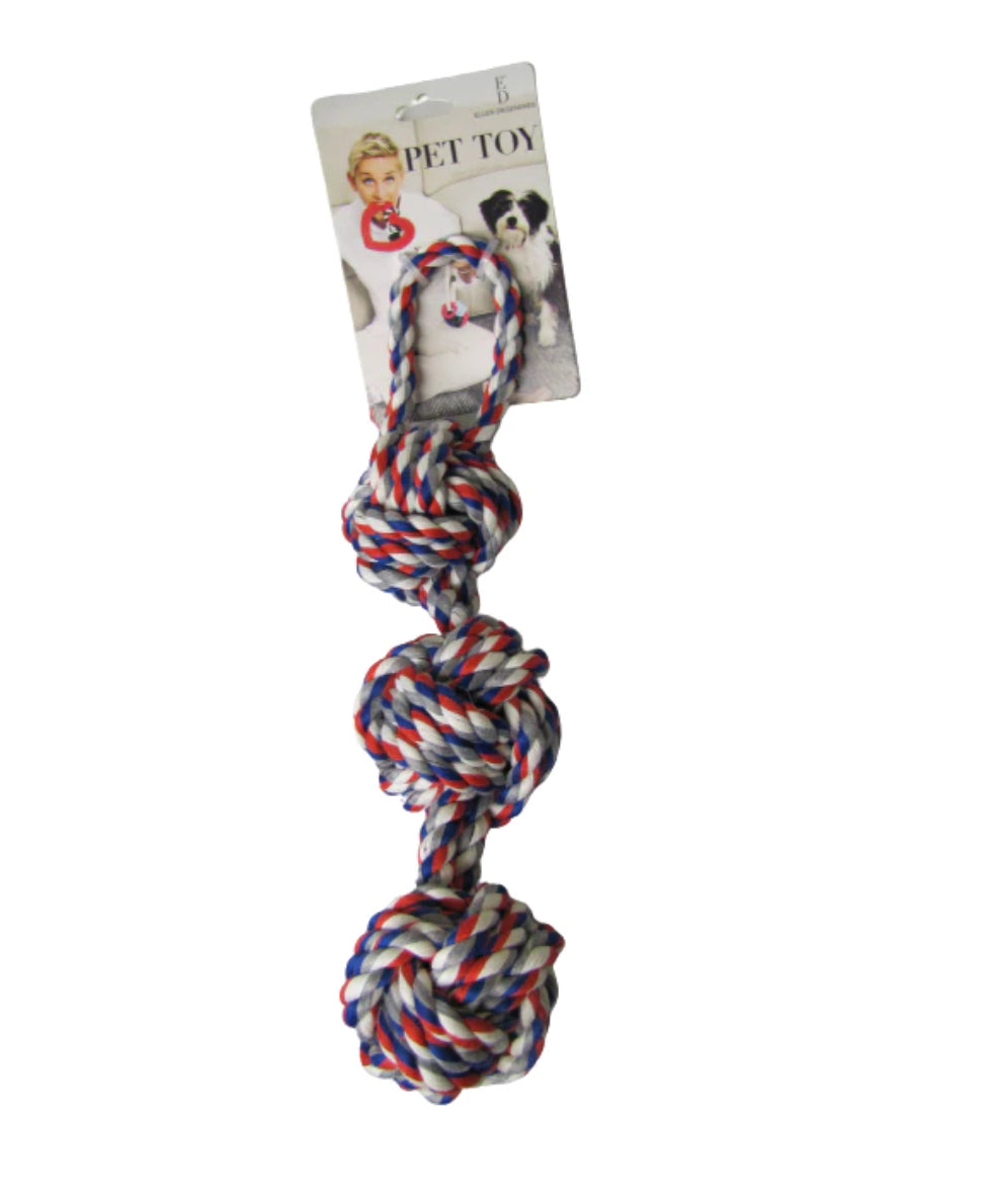 ED Pet Toy by Ellen Degeneres Knotted Rope